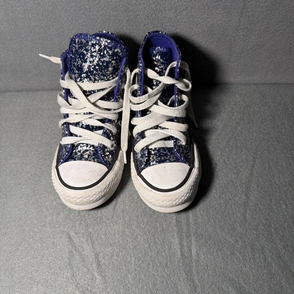 Converse Chuck Taylor All Star EVA Lift Glitter High Top Kids Size 10.5